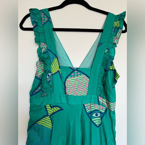 Anthropologie silk dress - Picture 5 of 7